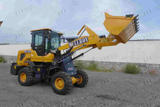 Engine Power 58kw Front Shovel Wheel Loader Disc Brake Mini Compact