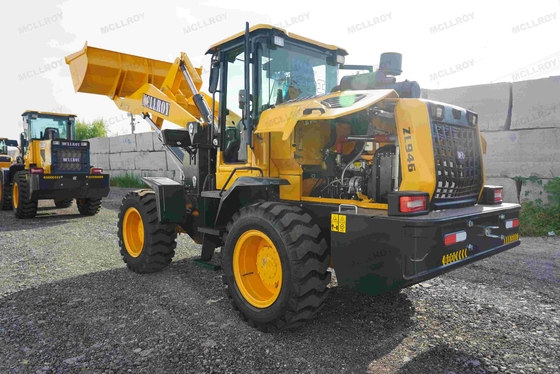 2200kg 2400rpm Small Articulating Front End Loader For Transporting Blocks