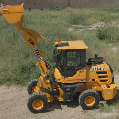 0.6-1.0 M3 Bucket Mini Articulated Wheel Loader Axle 2210 Mm Small Loader