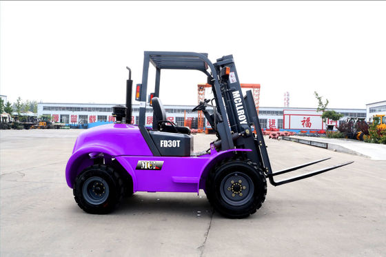 Enhanced Effiency Diesel Off-Road Forklift Truck Maximum Permissible Gradient 20 °