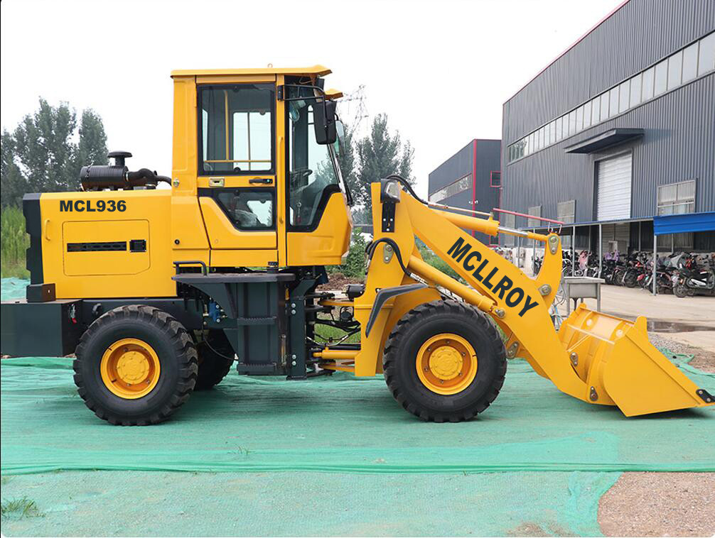 3500mm Dump Compact Front End Wheel Loader, 2000kg Rate Load Mini Front End Wheel Loader