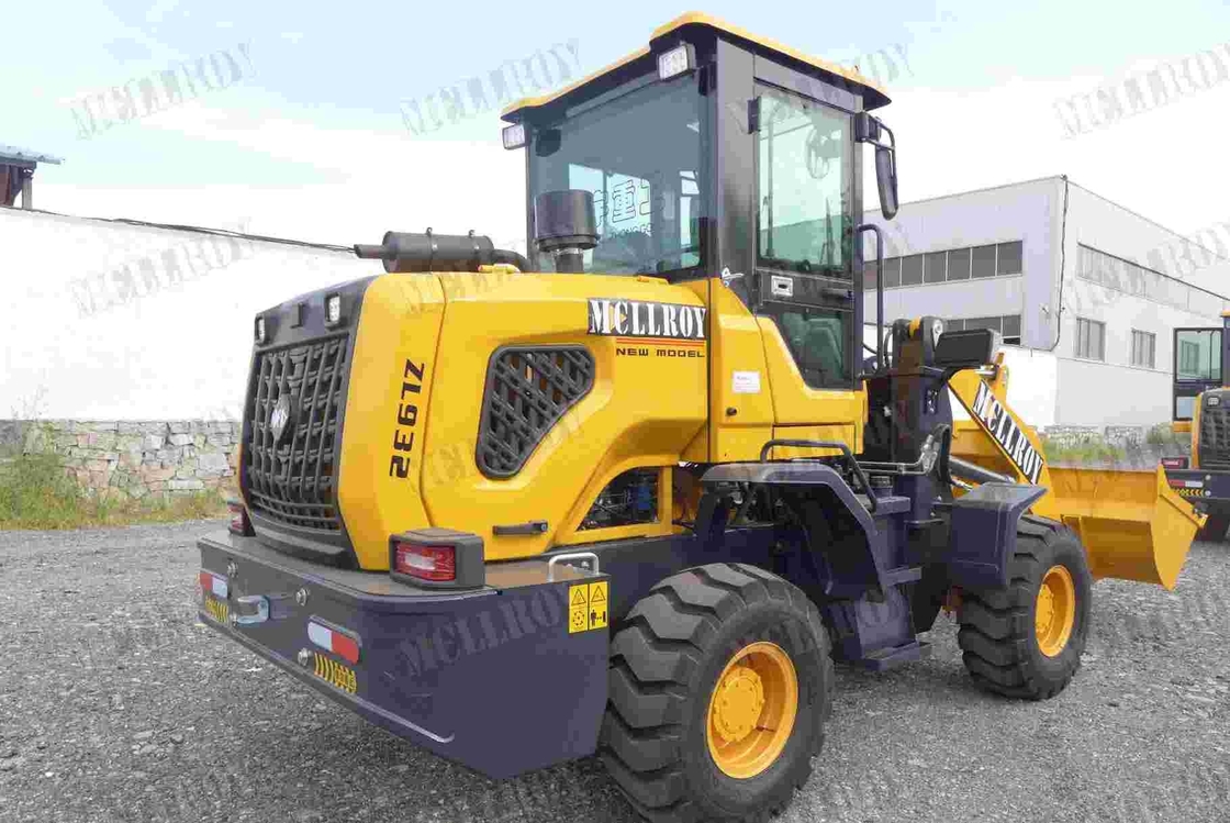 Engine Power 58kw Front Shovel Wheel Loader Disc Brake Mini Compact
