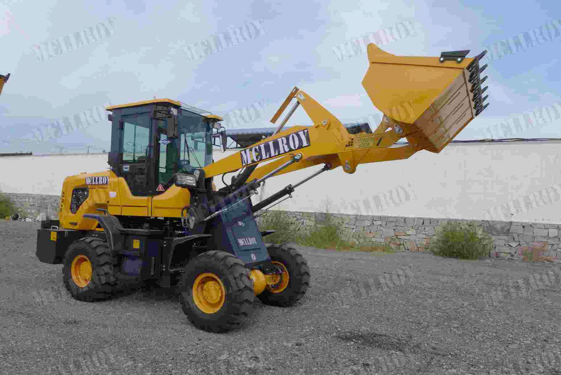 Engine Power 58kw Front Shovel Wheel Loader Disc Brake Mini Compact