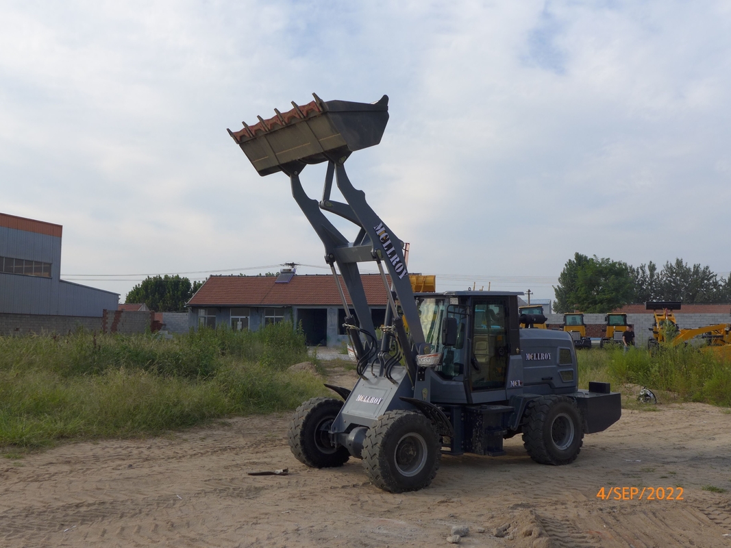 Construction Front Wheel Loader For Sorting 800kg Rated Load 0.2m3
