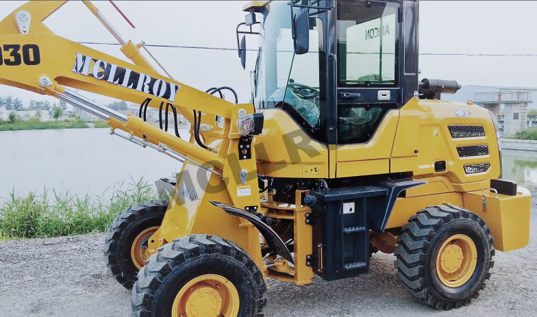 Small Articulating Wheel Loader Machine Yun Nei 490 Engine EU Stage II