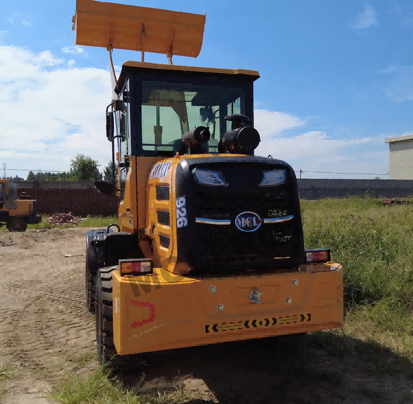 0.6-1.0 M3 Bucket Mini Articulated Wheel Loader Axle 2210 Mm Small Loader