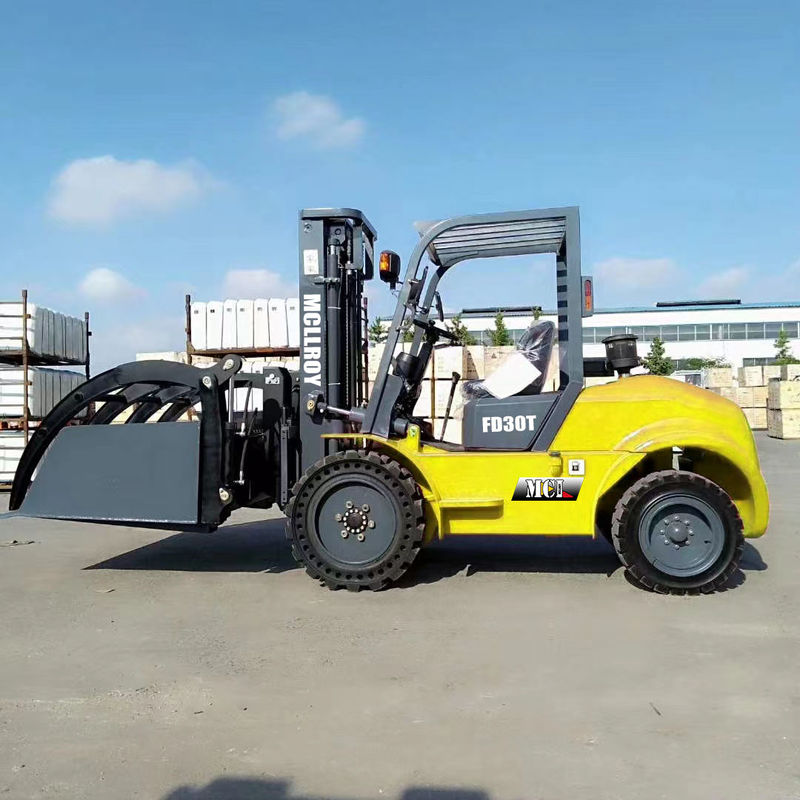 Flexible Interal Combustion Rough Terrain Forklift Truck Wheel Track Front 1250 Mm Rear1320 Mm