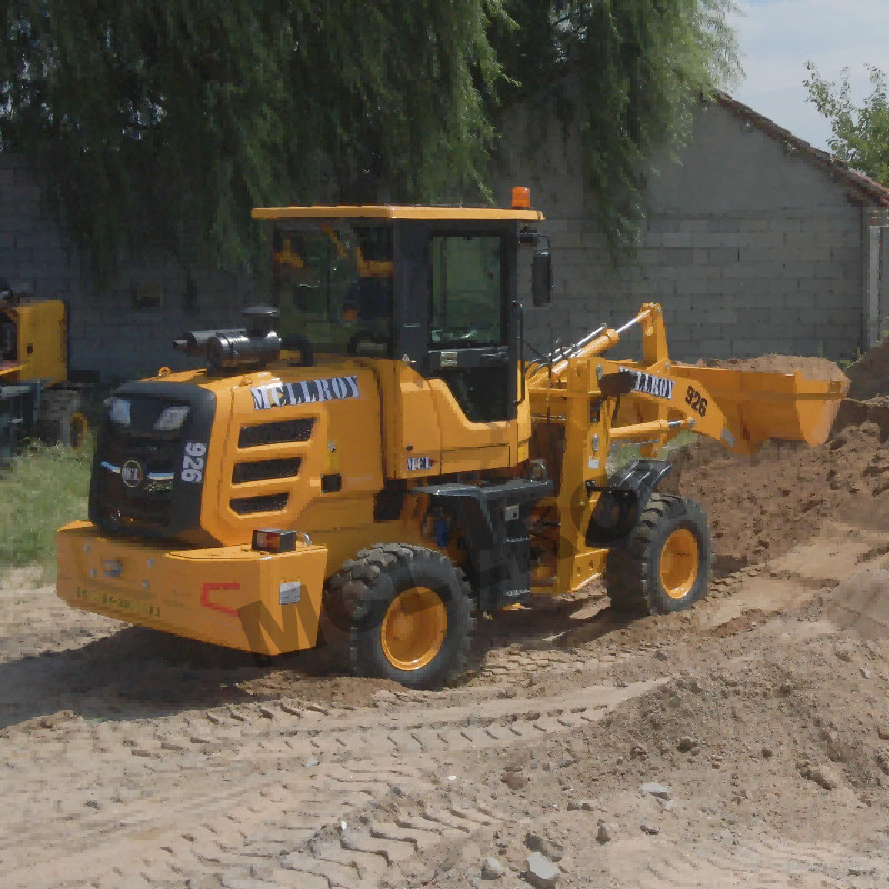 0.6-1.0 M3 Bucket Mini Articulated Wheel Loader Axle 2210 Mm Small Loader