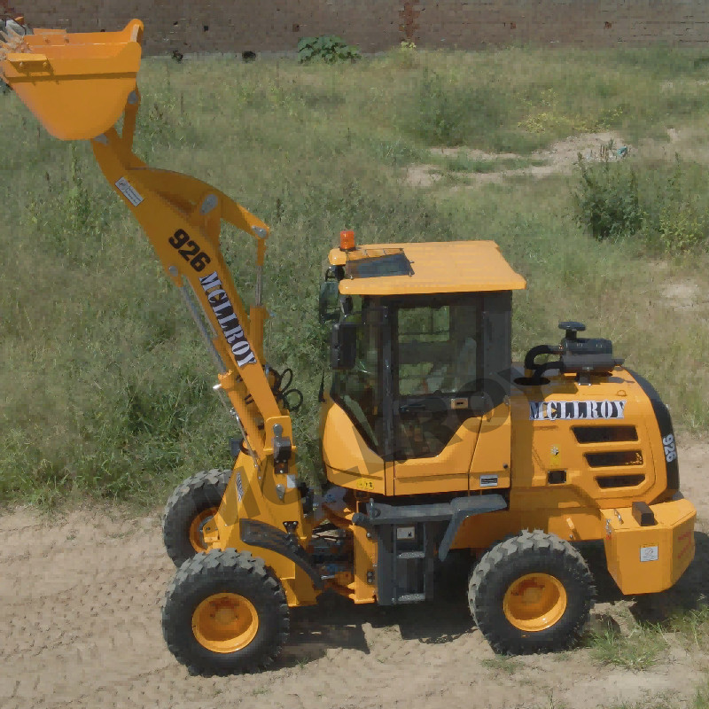 0.6-1.0 M3 Bucket Mini Articulated Wheel Loader Axle 2210 Mm Small Loader