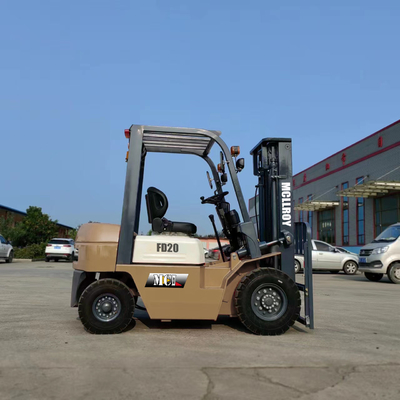 Algemene lengte 3523/2453 mmIntuïtieve besturing Vorklift Truck Minimale draaiband 2220 mm Krachtige vorklift