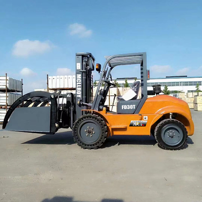 Gemakkelijk onderhoud Diesel all-terrain vorklift Truck Overhead Guard Hoogte 2210 mm
