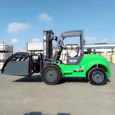 Vorklengte 1500 mm Superieure tractie Buitenaangedreven vorktruck Batterij 12V/80Ah Veilige vorktruck